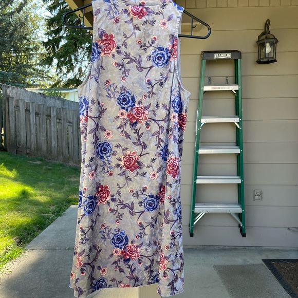 Mudd Mock Turtleneck Floral Dress Size L - Picture 2 of 5